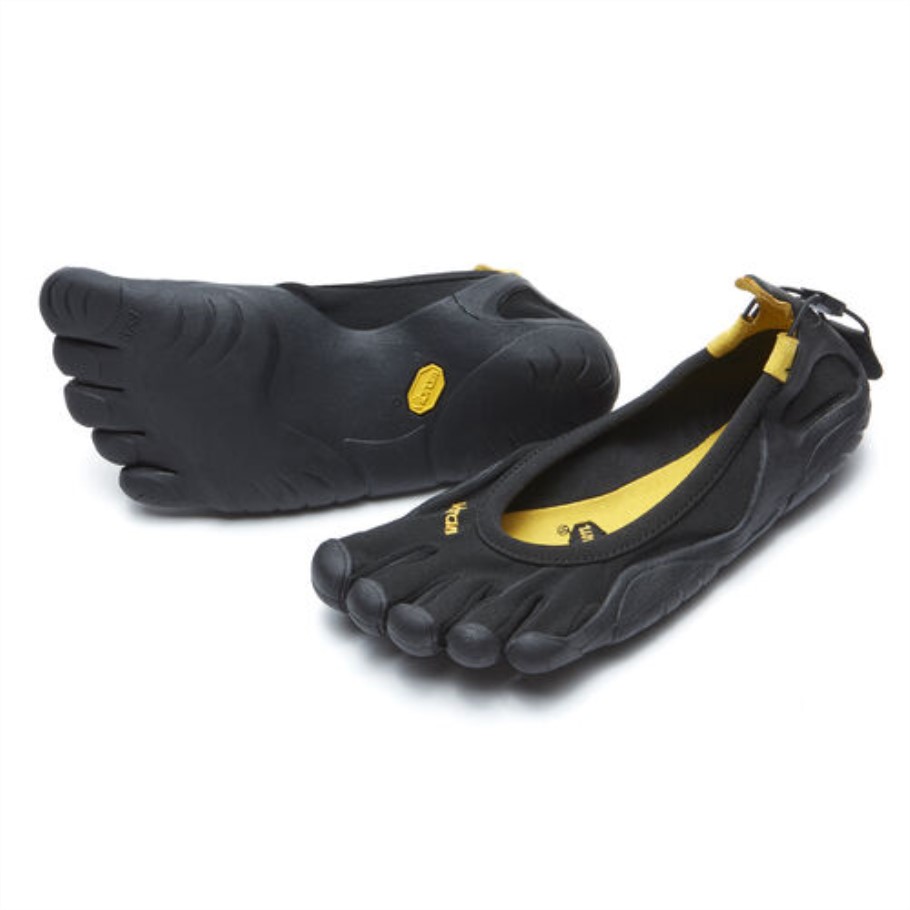 black_classic_womens_vibram.jpg Black Classic Women's Vibram - Image 1