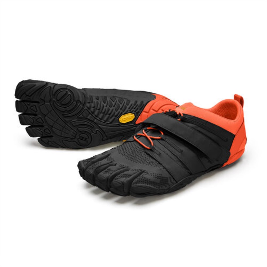 black_orange_vibram_v_train_2_0_mens.jpg Black-Orange Vibram V-Train 2.0 Men's - Image 1