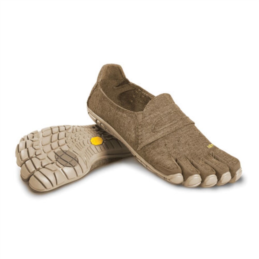 cvt_hemp_mens_khaki_vibram.jpg Cvt-Hemp Men's Khaki Vibram - Image 1