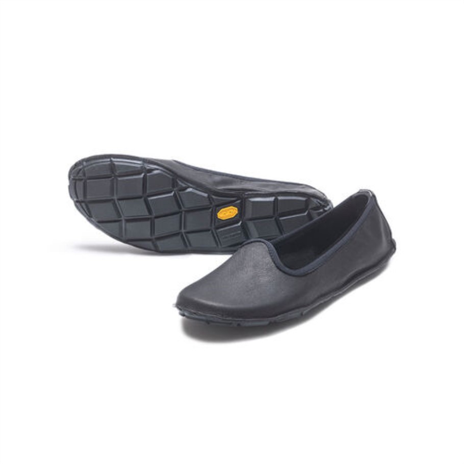 one_quarter_leather_black_vibram.jpg One Quarter Leather Black Vibram - Image 1