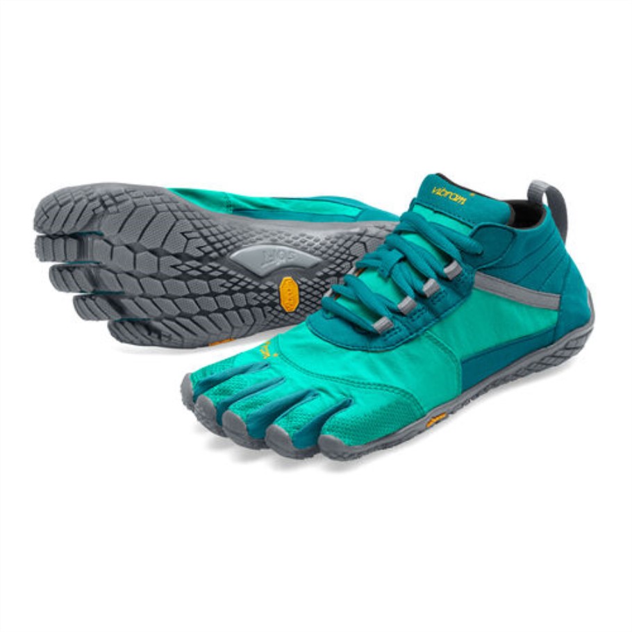 vibram_teal_grey_v_trek_womens.jpg Vibram Teal-Grey V-Trek Women's - Image 1